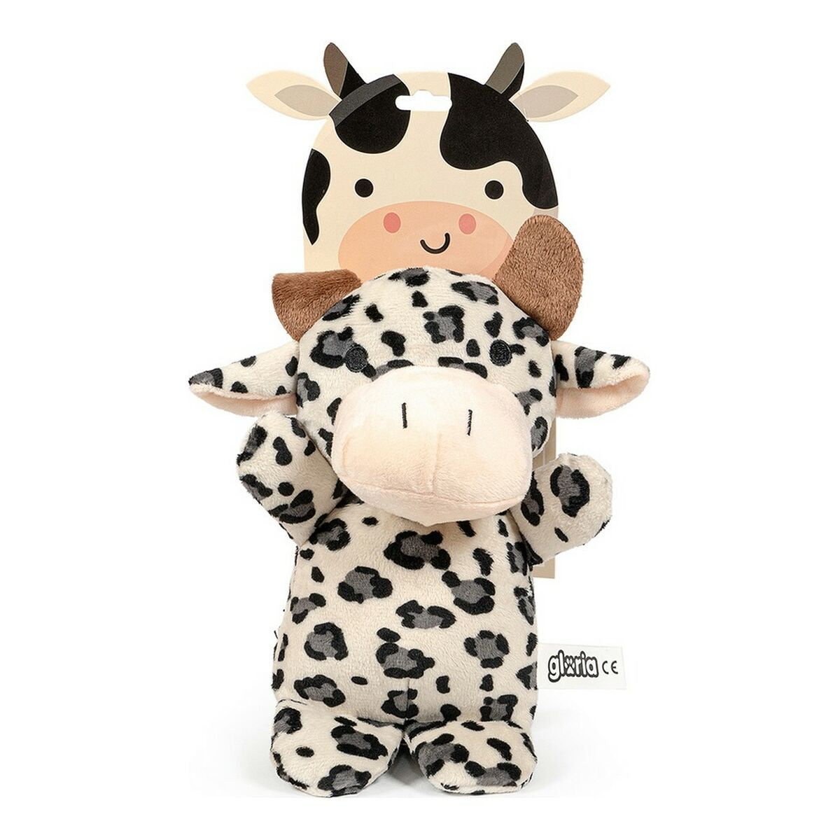 Peluche vache pour chien